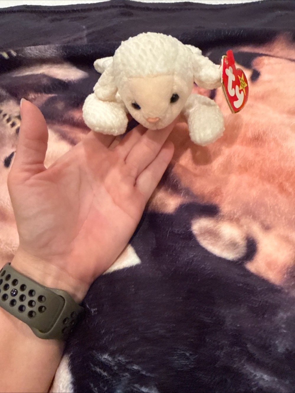 “Ty Fleece the Lamb Beanie Baby Retired With Tag” 1996